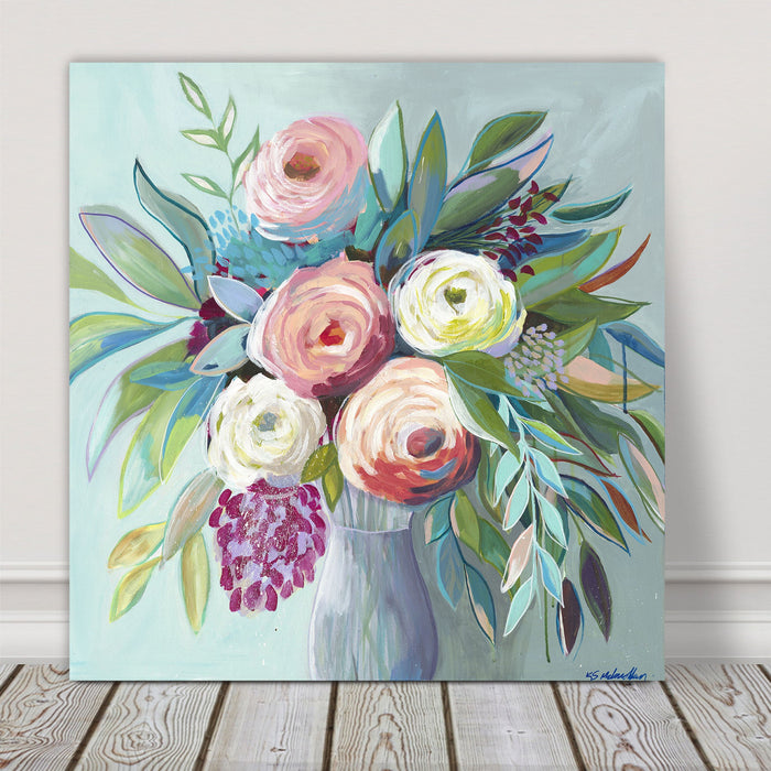 *Currently on Exhibit * Country Garden | Original Acrylic Painting on Canvas | Kelly Stevens-McLaughlan