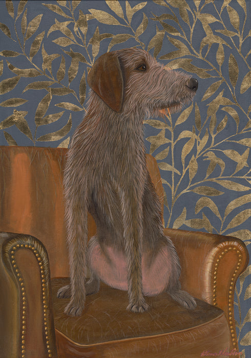 Henry on his throne | Original Acrylic Painting on Canvas | Kelly Stevens-McLaughlan