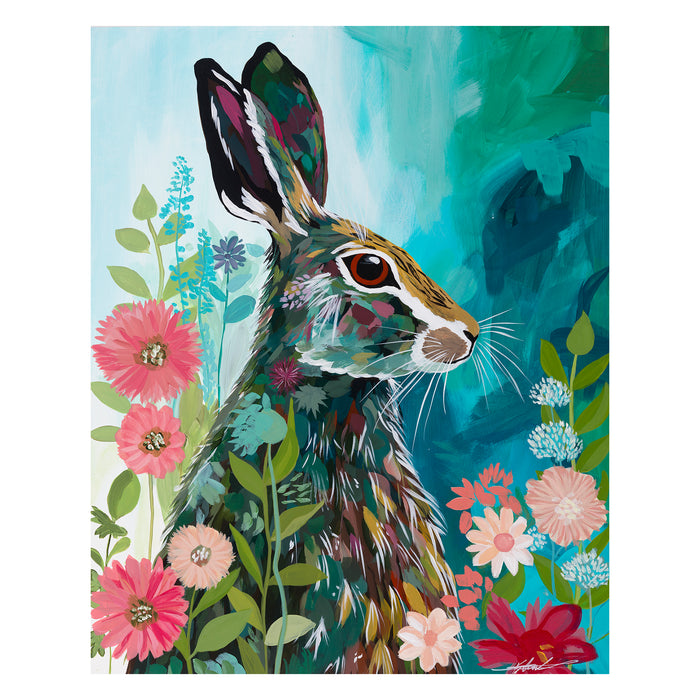 *Original Sold* The Hare's Haven | Original Acrylic Painting on Cradled Gesso Panel | Kelly Stevens-McLaughlan