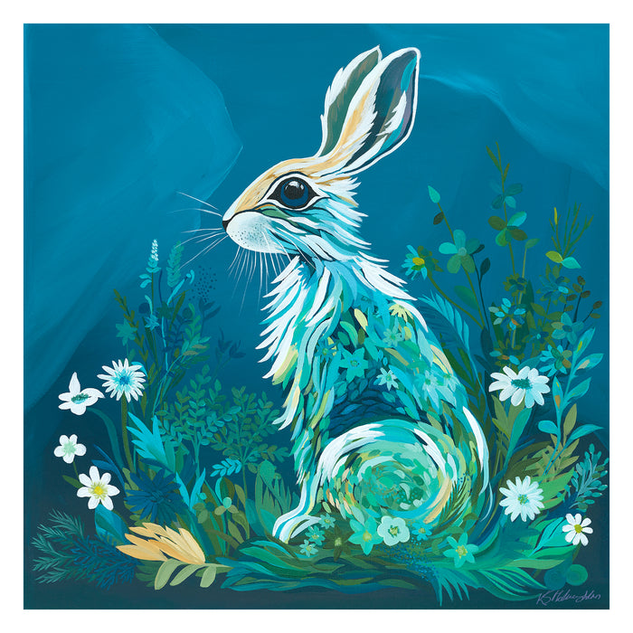 The Hare's Garden | Limited Edition Print | Kelly Stevens-McLaughlan