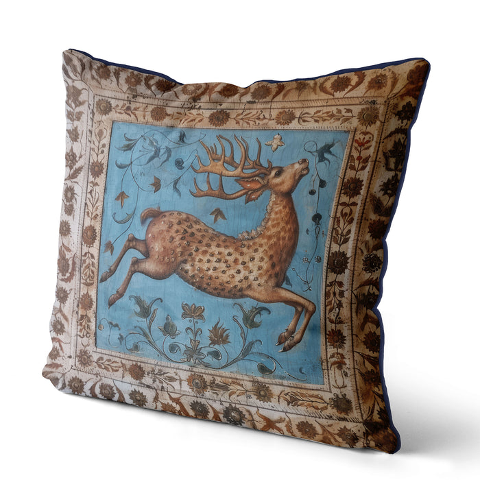 Hoof Hearted Stag Deer Cushion / Throw Pillow