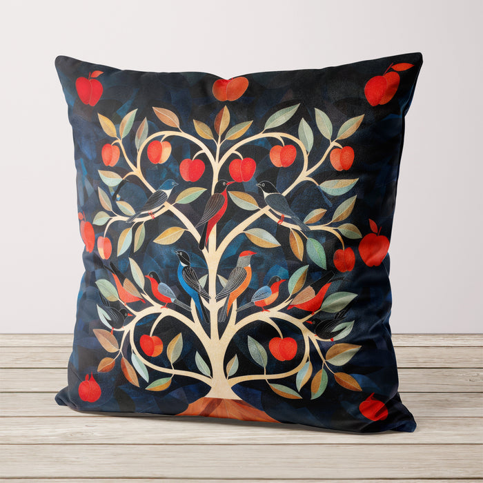 Braeburn Bird Boutique Velvet Cushion Throw Pillow Cover