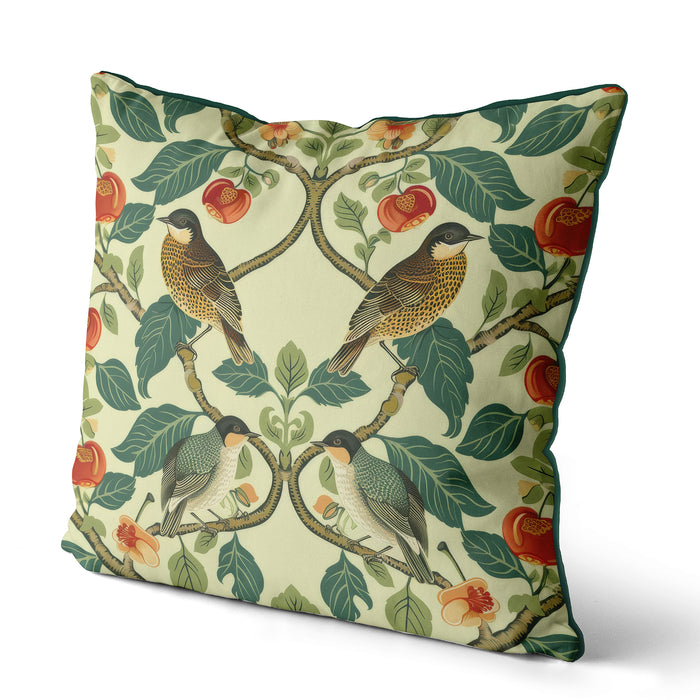 Rosa Nona Woodland Bird Cushion / Throw Pillow