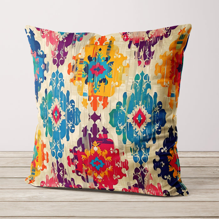 Southwestern Boutique Velvet Cushion Throw Pillow Cover: Morgan , Sunset Mesa