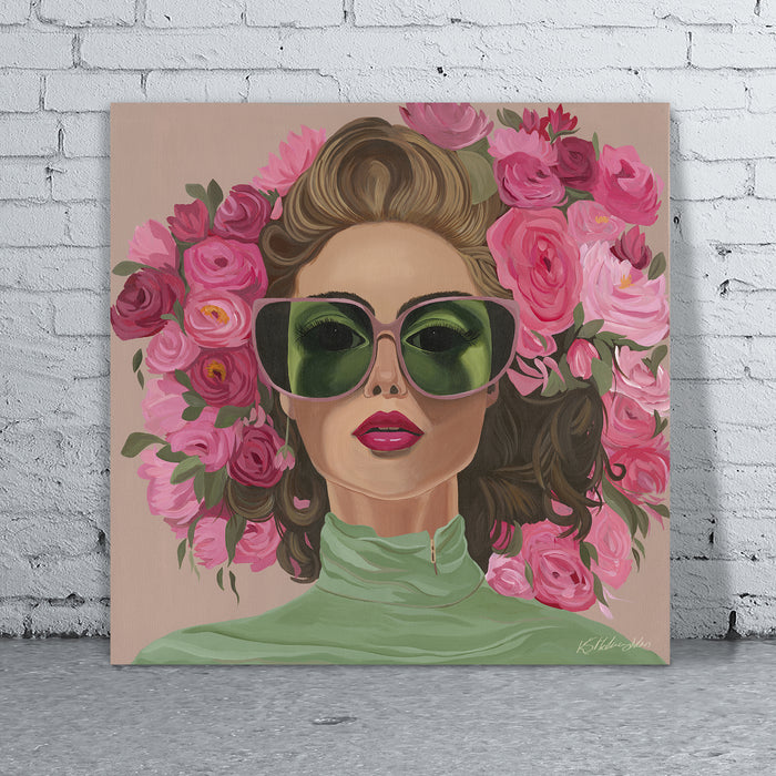 All the Girls Love Rosa | Original Acrylic Painting on Canvas | Kelly Stevens-McLaughlan