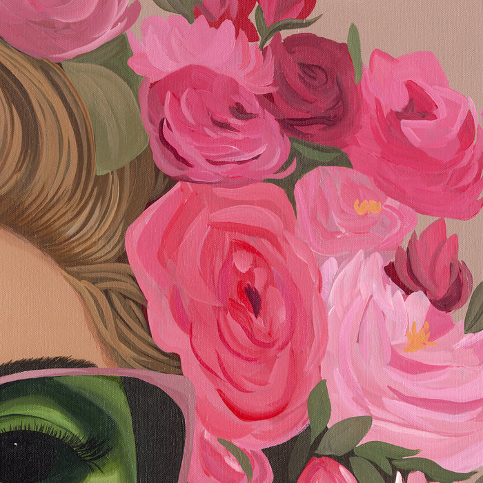 All the Girls Love Rosa | Original Acrylic Painting on Canvas | Kelly Stevens-McLaughlan