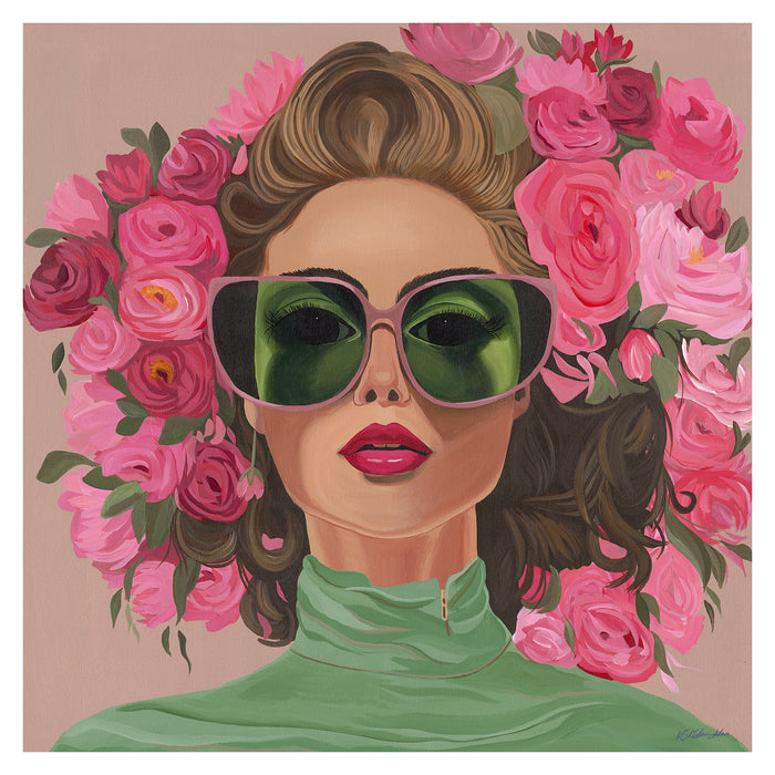 All the Girls Love Rosa | Original Acrylic Painting on Canvas | Kelly Stevens-McLaughlan