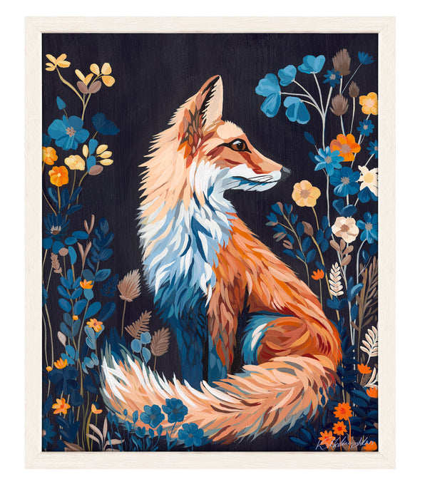 *Currently on Exhibit* Fyneth Fox | Original Acrylic Painting on Board Framed | Kelly Stevens-McLaughlan