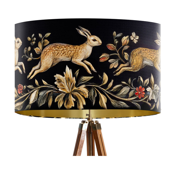 Chase Of The Wild Hare Lamp shade, Drum, Pendant Lighting