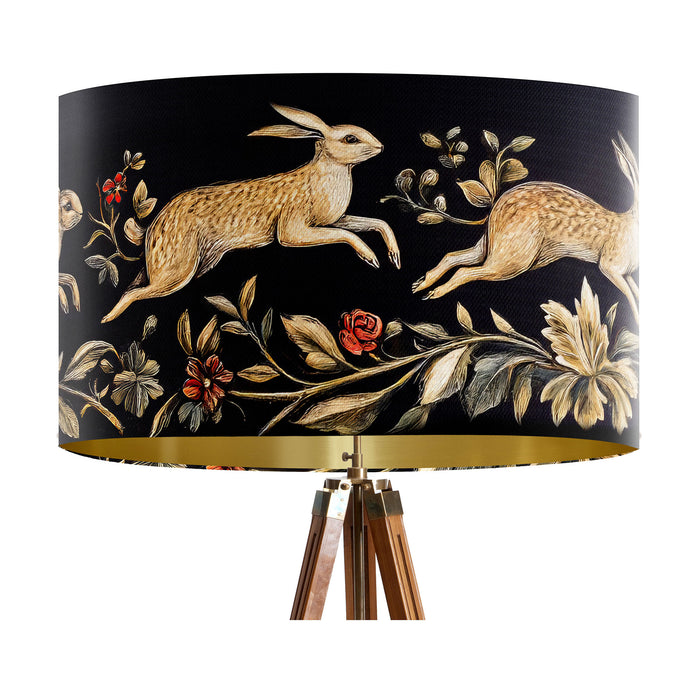 Chase Of The Wild Hare Lamp shade, Drum, Pendant Lighting