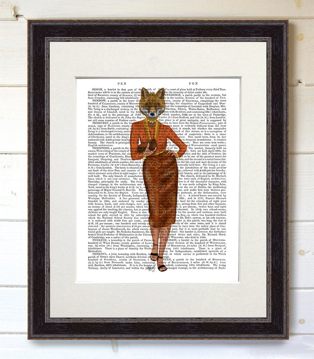 Fox Lady Full, Book Print, Art Print, Wall Art