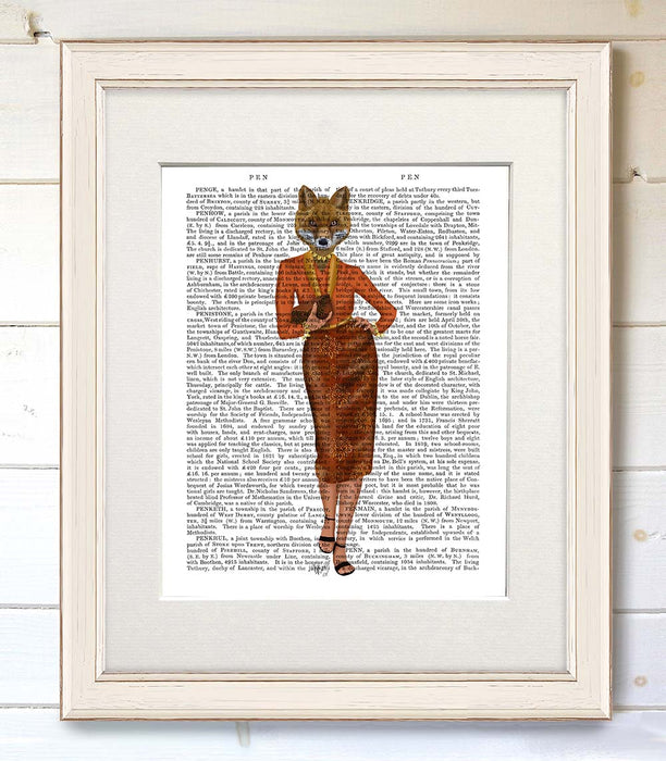 Fox Lady Full, Book Print, Art Print, Wall Art