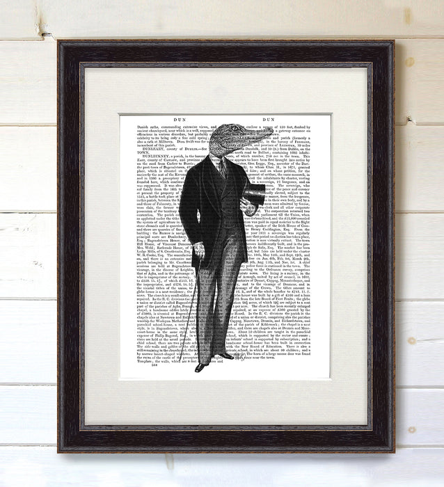 Crocodile Gentleman, Book Print, Art Print, Wall Art — FabFunky