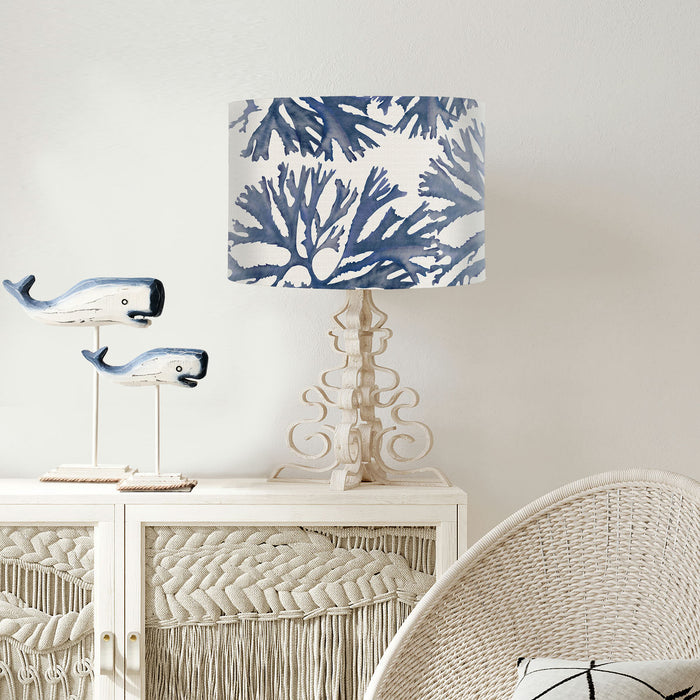 Coral 18 in blue, Nautical, Wholesale Lampshade