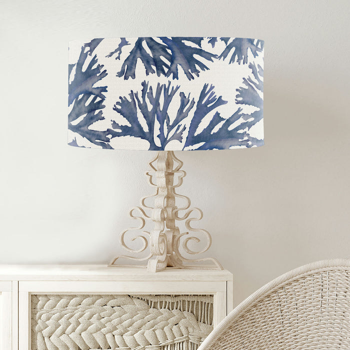 Coral 18 in blue, Nautical, Wholesale Lampshade