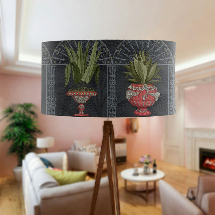 Classical Botanical, Charcoal, Wholesale Lampshade