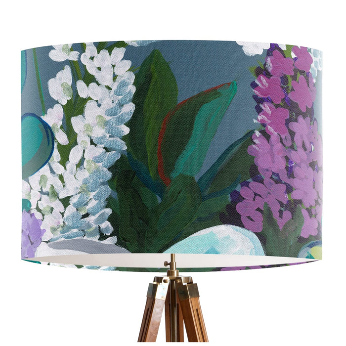 Southern Blues, Loose Florals Wholesale Lampshade