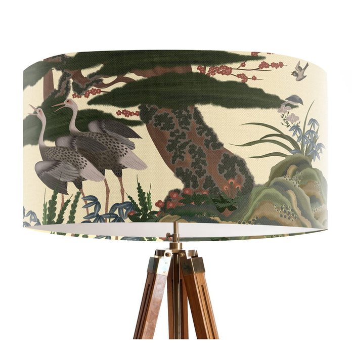 Crane Garden, Chinoiserie Wholesale Lampshade