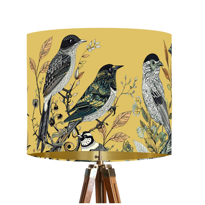 Fancy Flock Yellow Bird Wholesale Lampshade