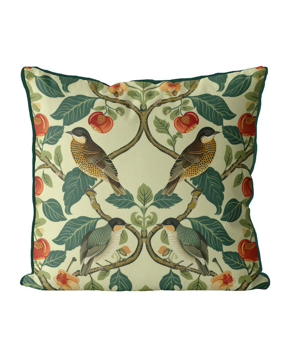 Rosa Nona Woodland Bird Cushion / Throw Pillow