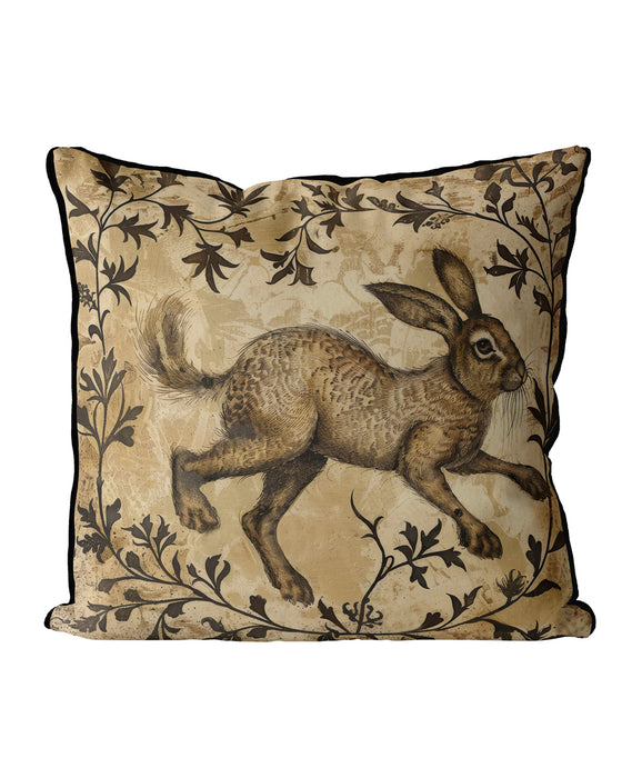 Woodland Hare Babbart Cushion / Throw Pillow