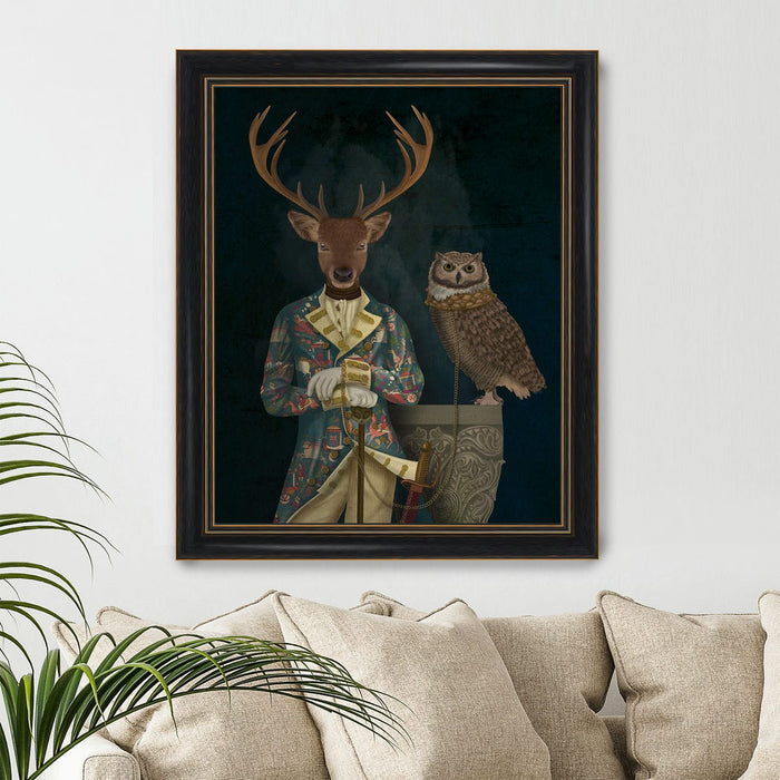 Archie Buckingham Deer Portrait Limited Edition, Fine Art Print | Ltd Ed Print 18x24inch