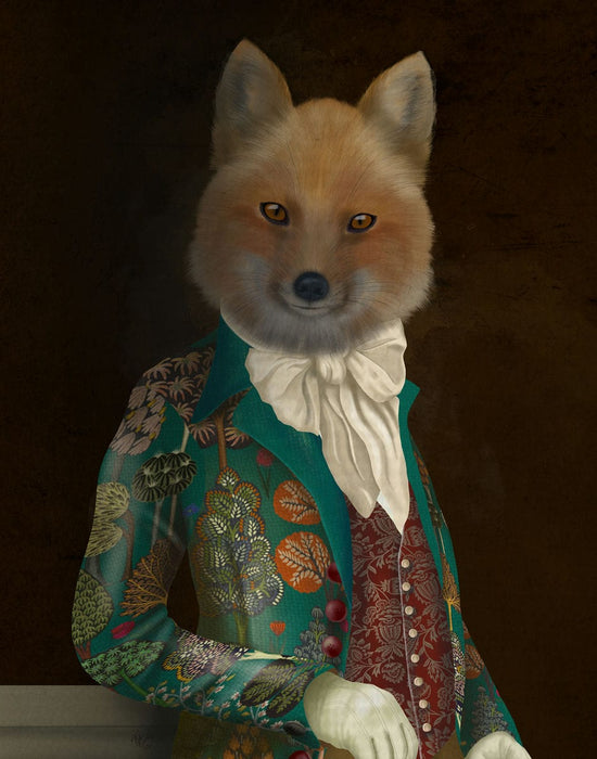 Matthias Winthrop Fox Portrait Limited Edition, Fine Art Print | FabFunky