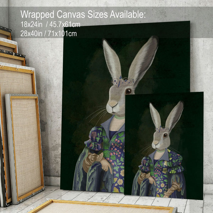 Ophelia Dolton Hare Portrait Limited Edition, Fine Art Print | Ltd Ed Canvas 28x40inch