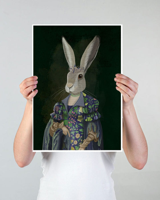 Ophelia Dolton Hare Portrait Limited Edition, Fine Art Print | Ltd Ed Canvas 18x24inch