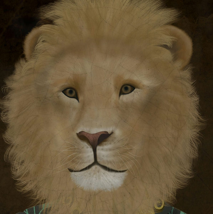 Sir Victor Buckland Lion and Flamingo Limited Edition, Fine Art Print | Ltd Ed Print 24x36inch