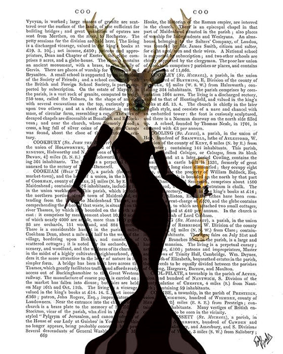 Glamour Deer in Black