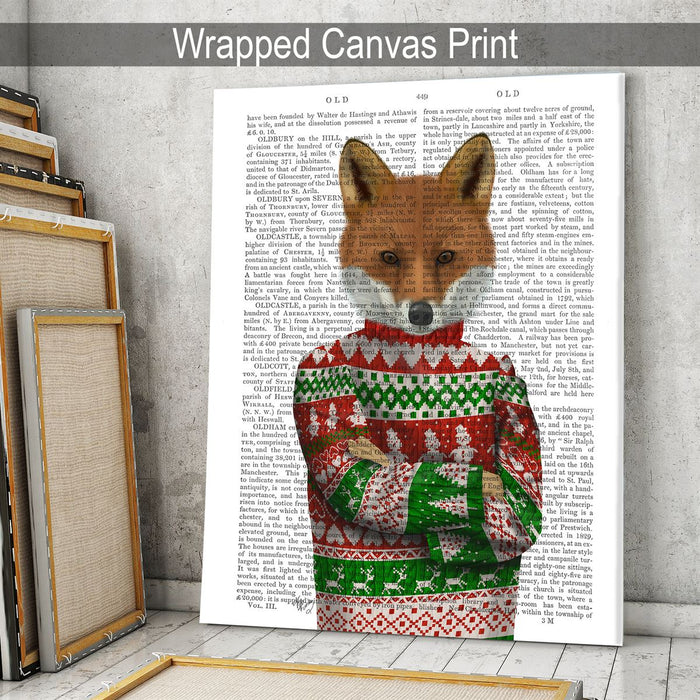 Fox christmas clearance sweater